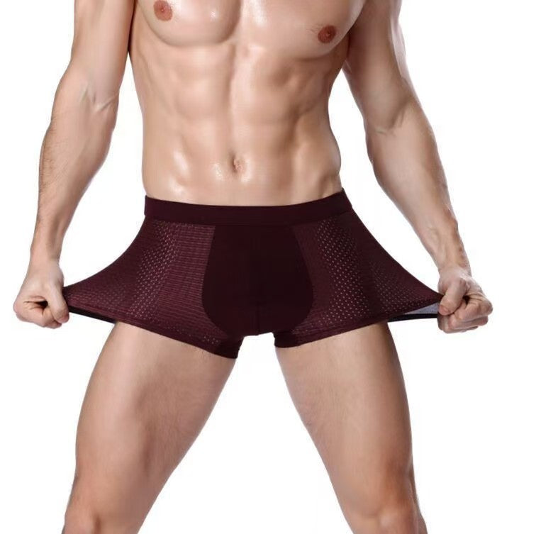 Ice Silk Mesh Men's Underwear