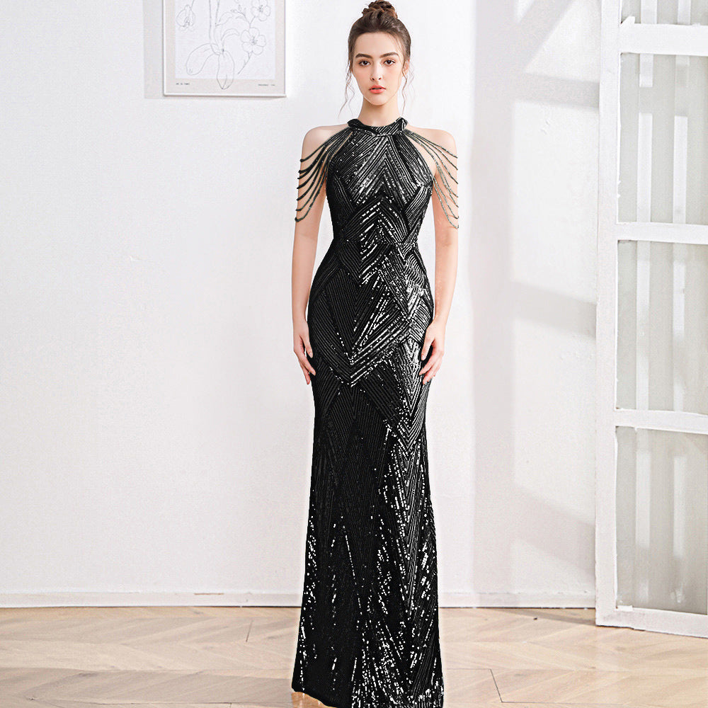 Slim-Fit Fishtail Dress