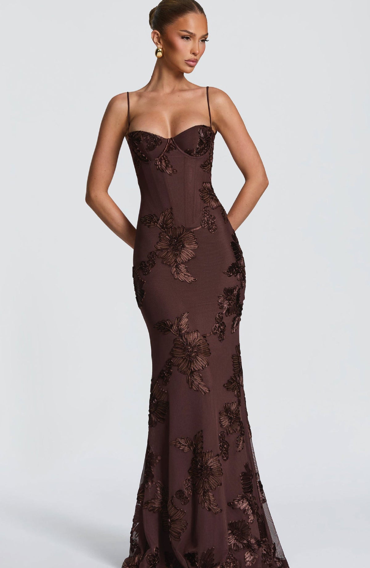Stereo Embroidered Dress