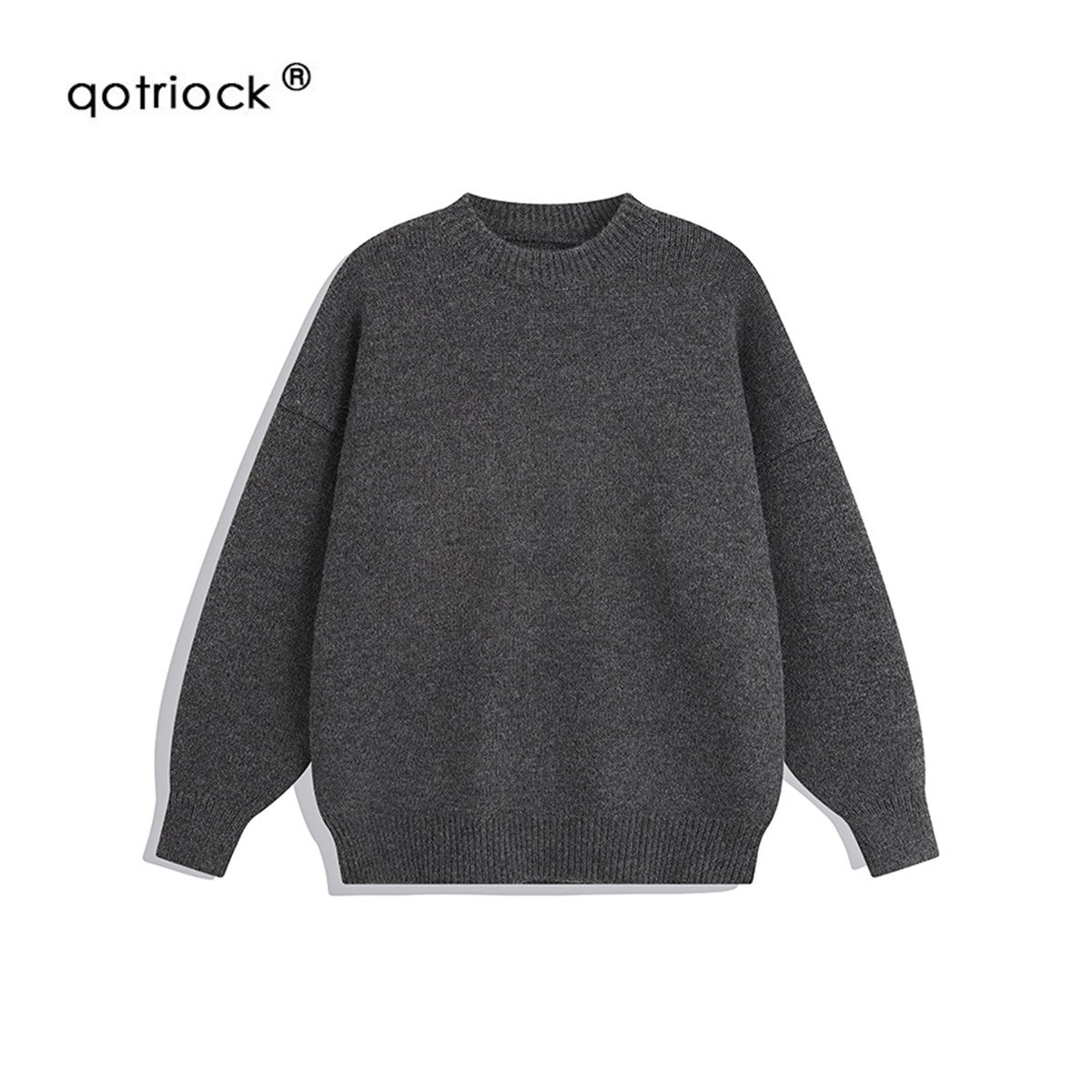 Solid Crewneck Sweater