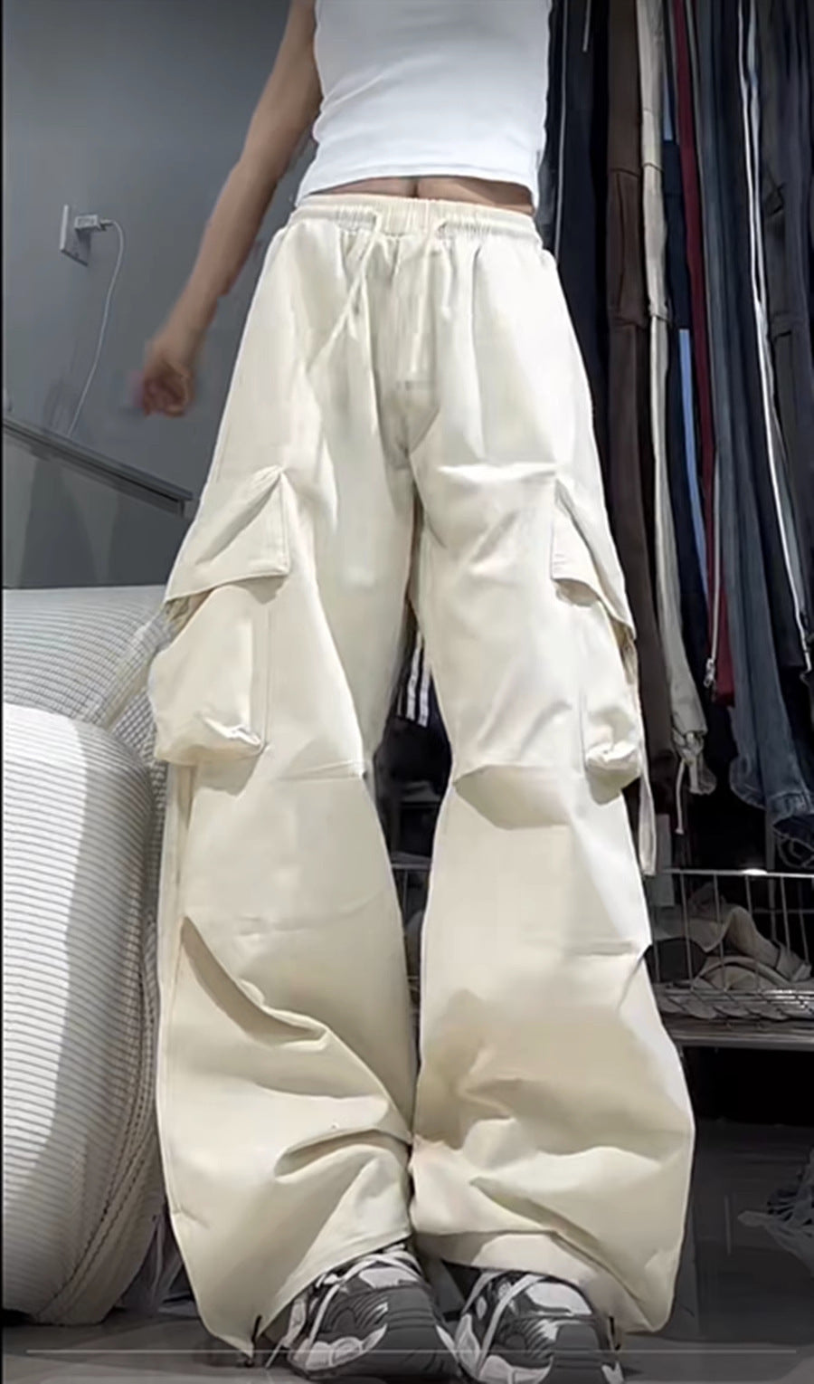 Vintage Workwear Casual Pants