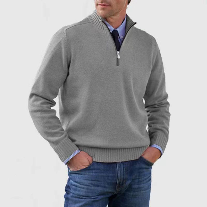 Men'S Zipper Sweater