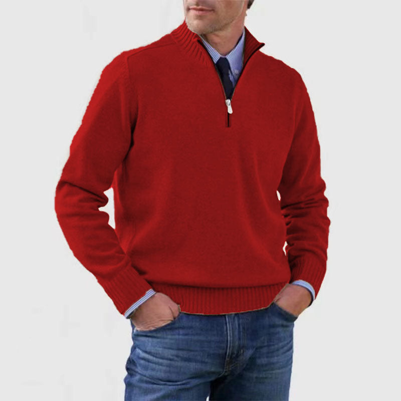 Men'S Zipper Sweater