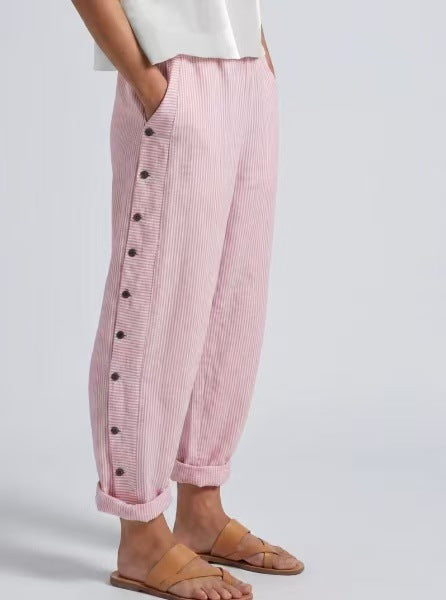 Printed Drawstring Trousers