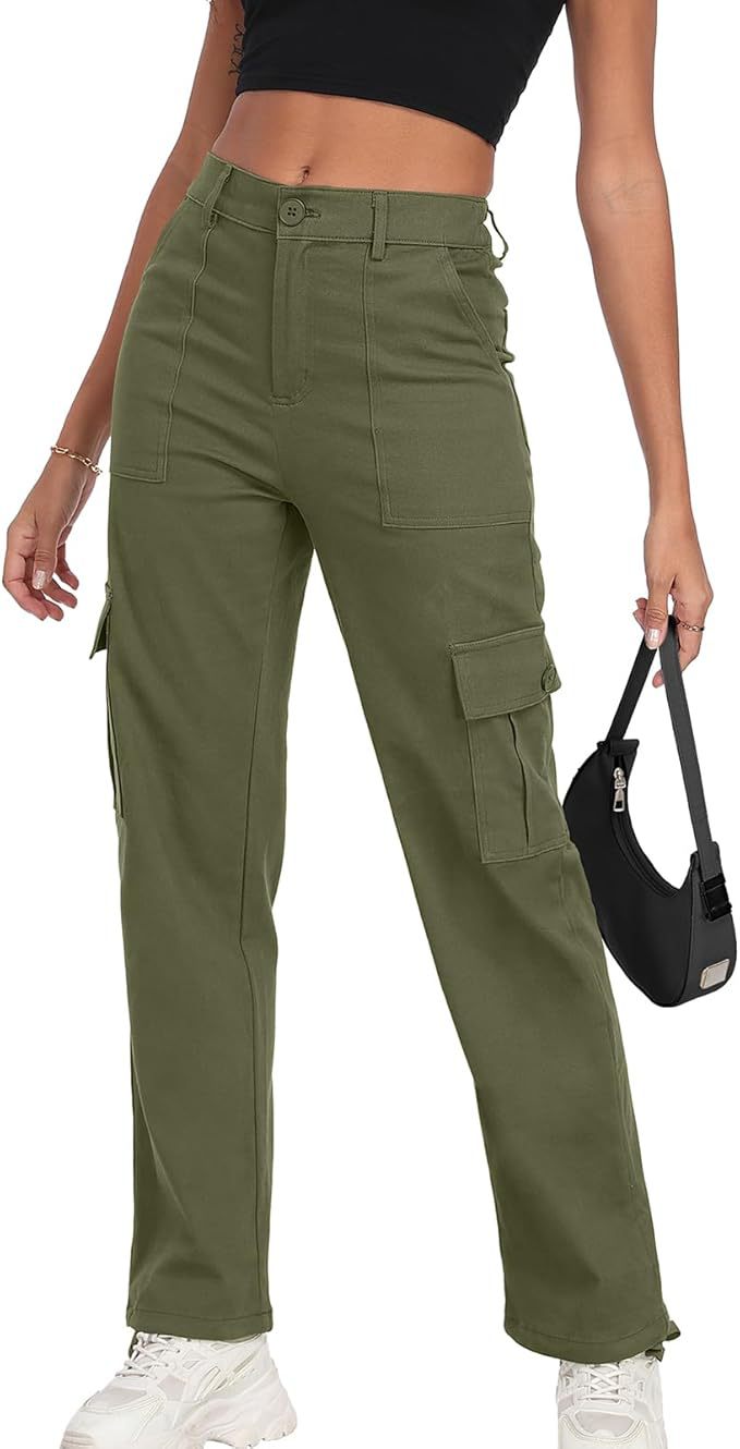 Straight Drawstring Casual Pants