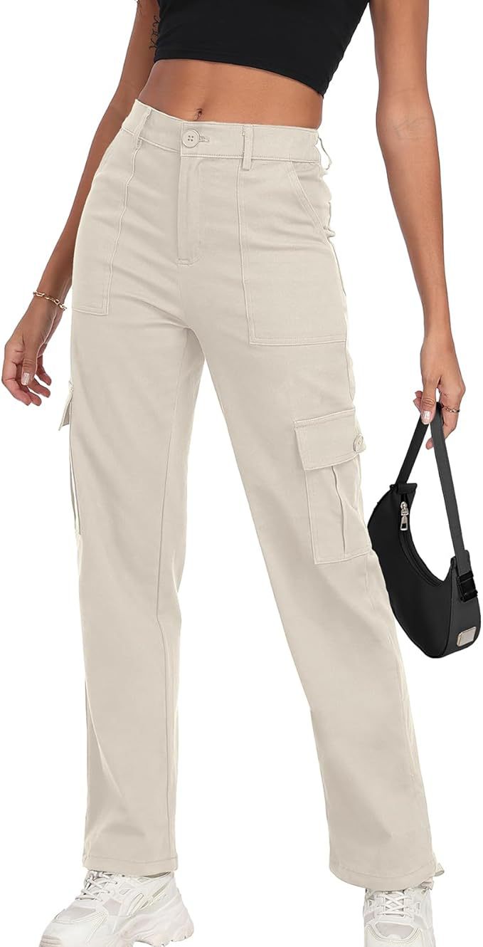 Straight Drawstring Casual Pants