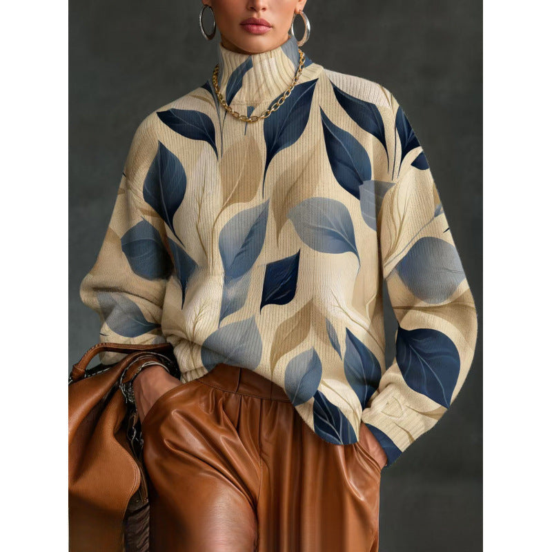 Women'S Turtleneck Autumn And Winter Top