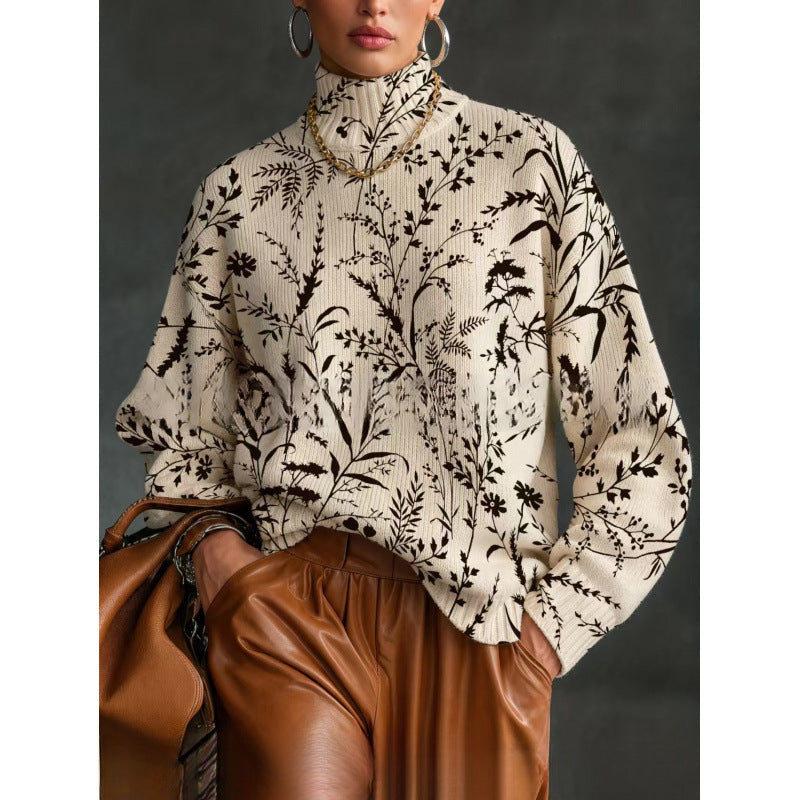Women'S Turtleneck Autumn And Winter Top