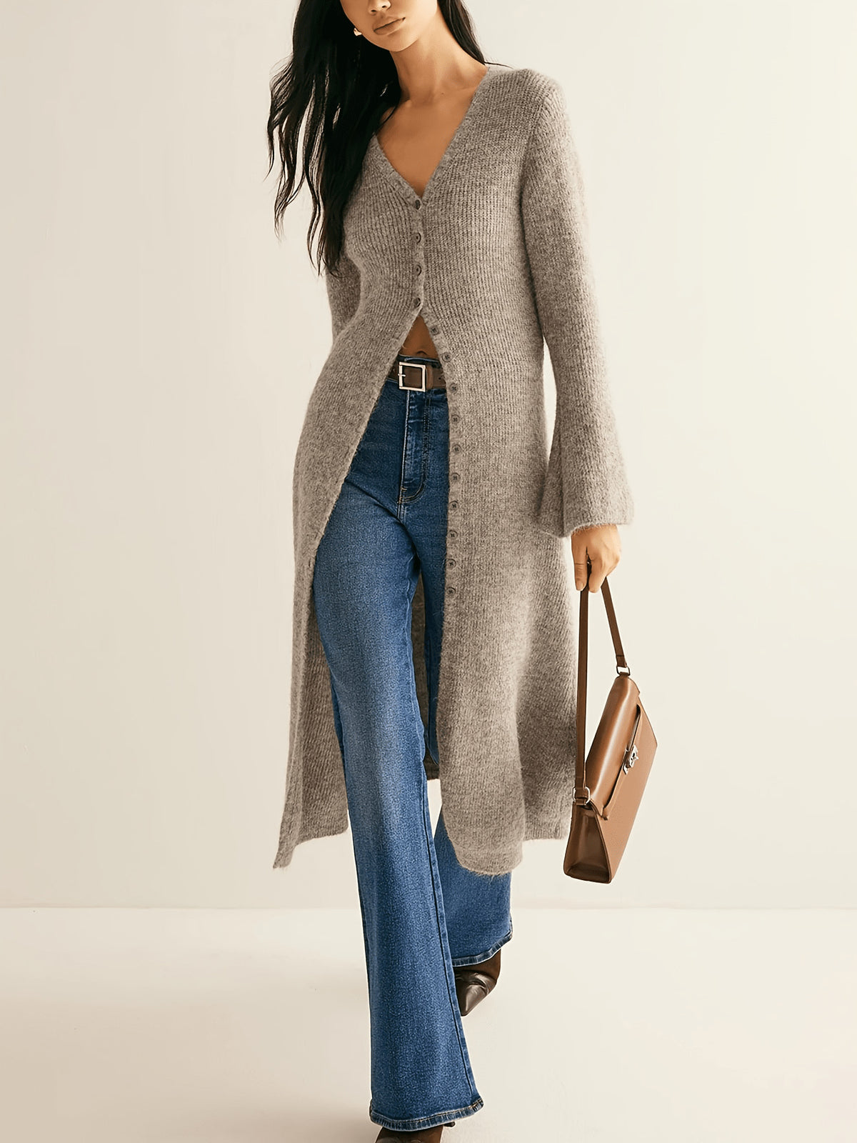 Retro Elegant Long Sleeve Coat