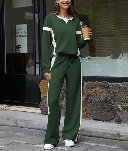 Sweat Wide Leg Pants Set