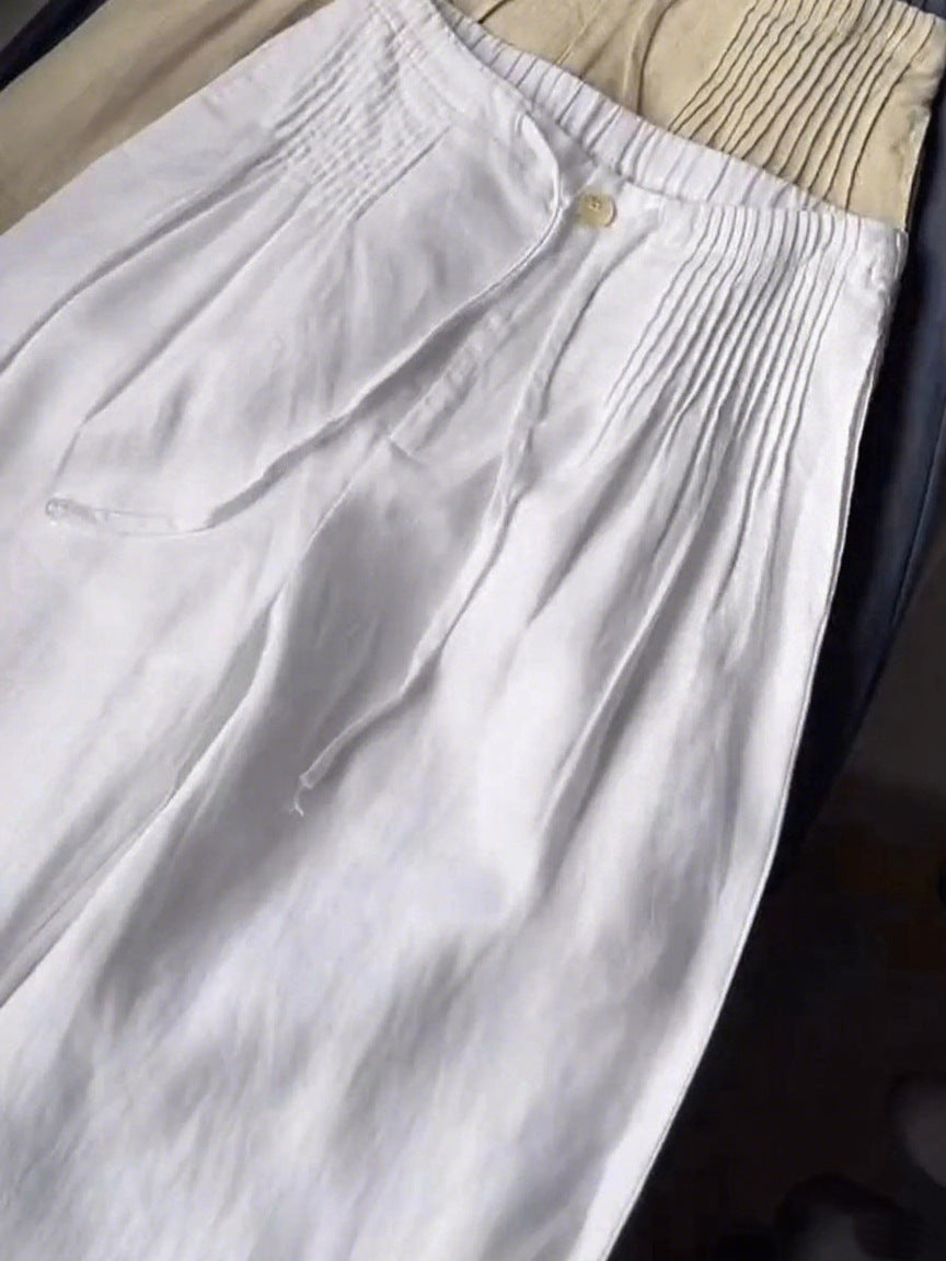 Women'S Casual Solid Color Straight Leg Pants