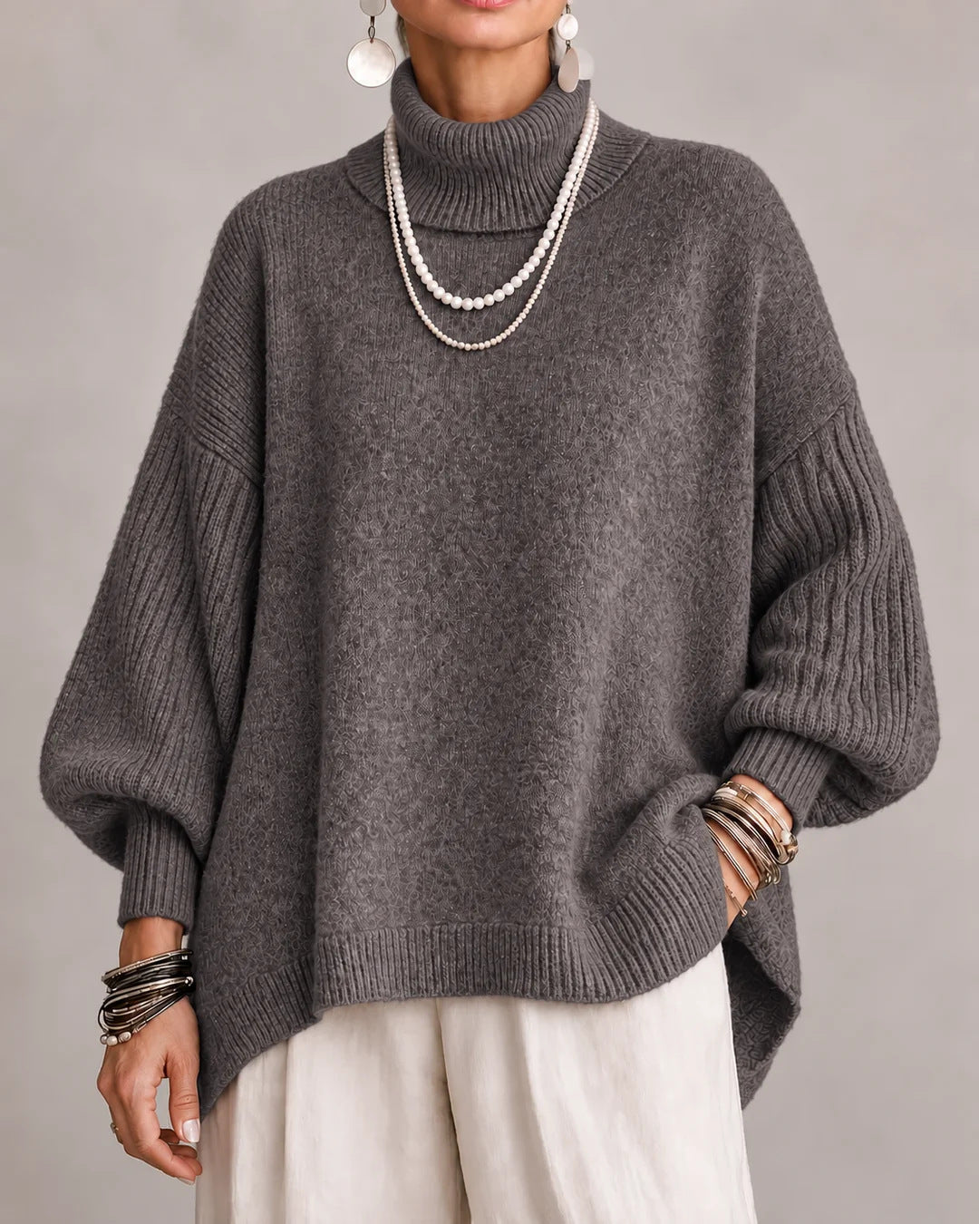 Soft Waxy Lazy Pullover