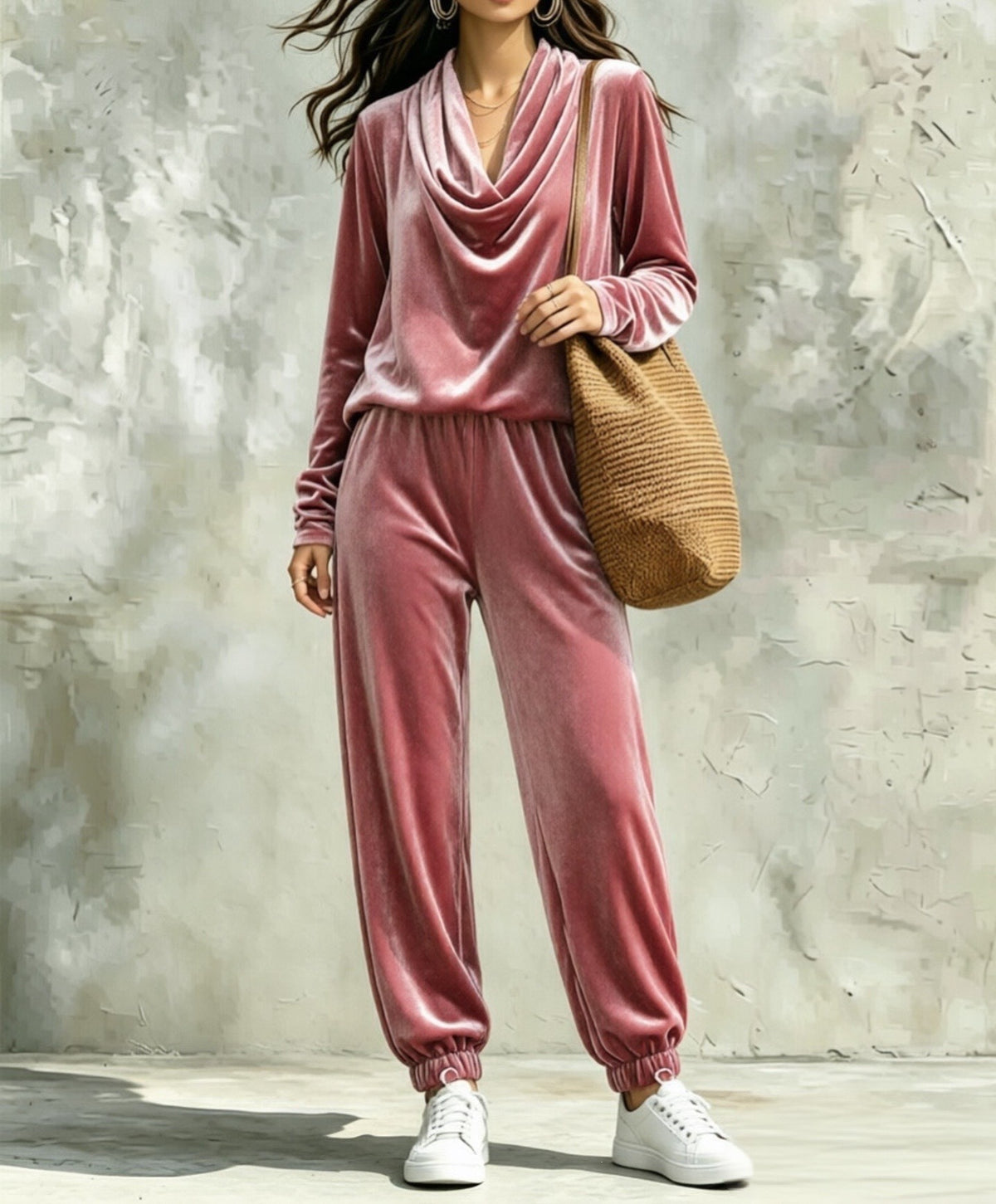 Long-Sleeve Top Pants Set