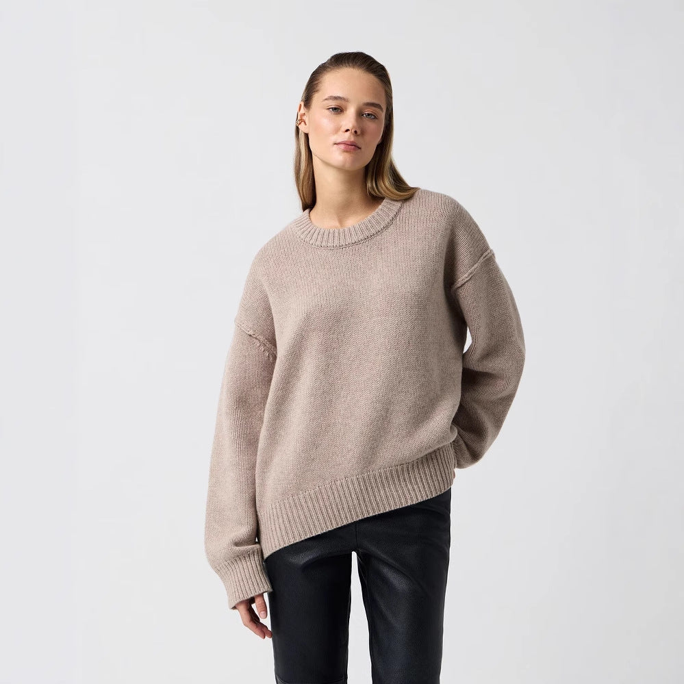 Crewneck Sweater Loose Sweater