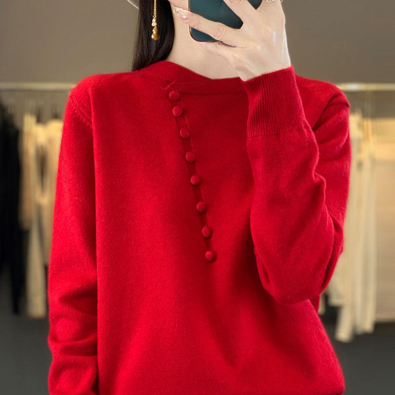 Women'S Solid Collar Top