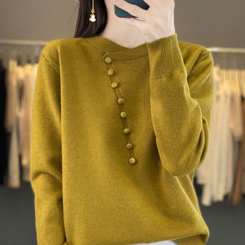 Women'S Solid Collar Top