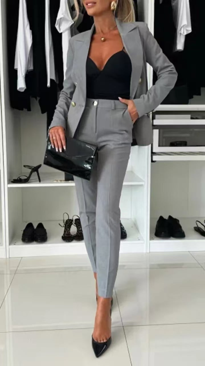 Slim Fit Suit Jacket Set