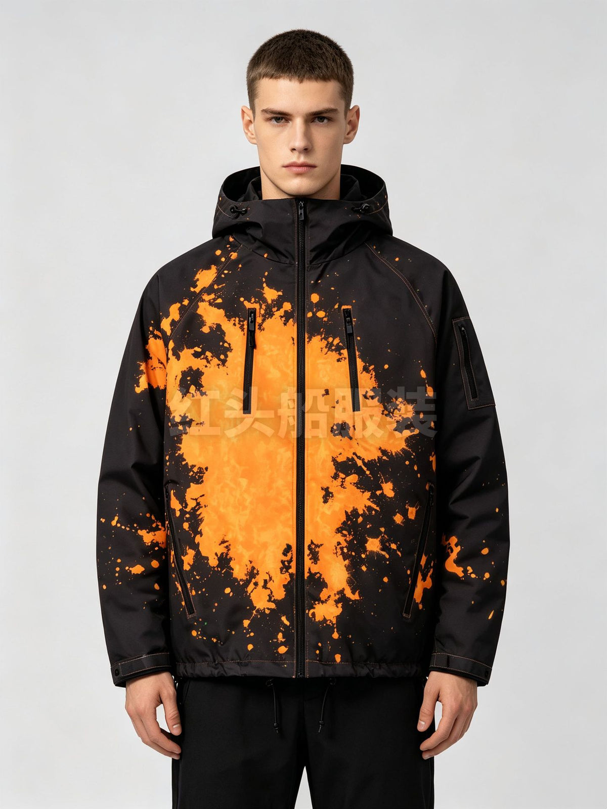 Jacket Temperature-Sensitive Discoloration Thermal Reactive Casual Jacket