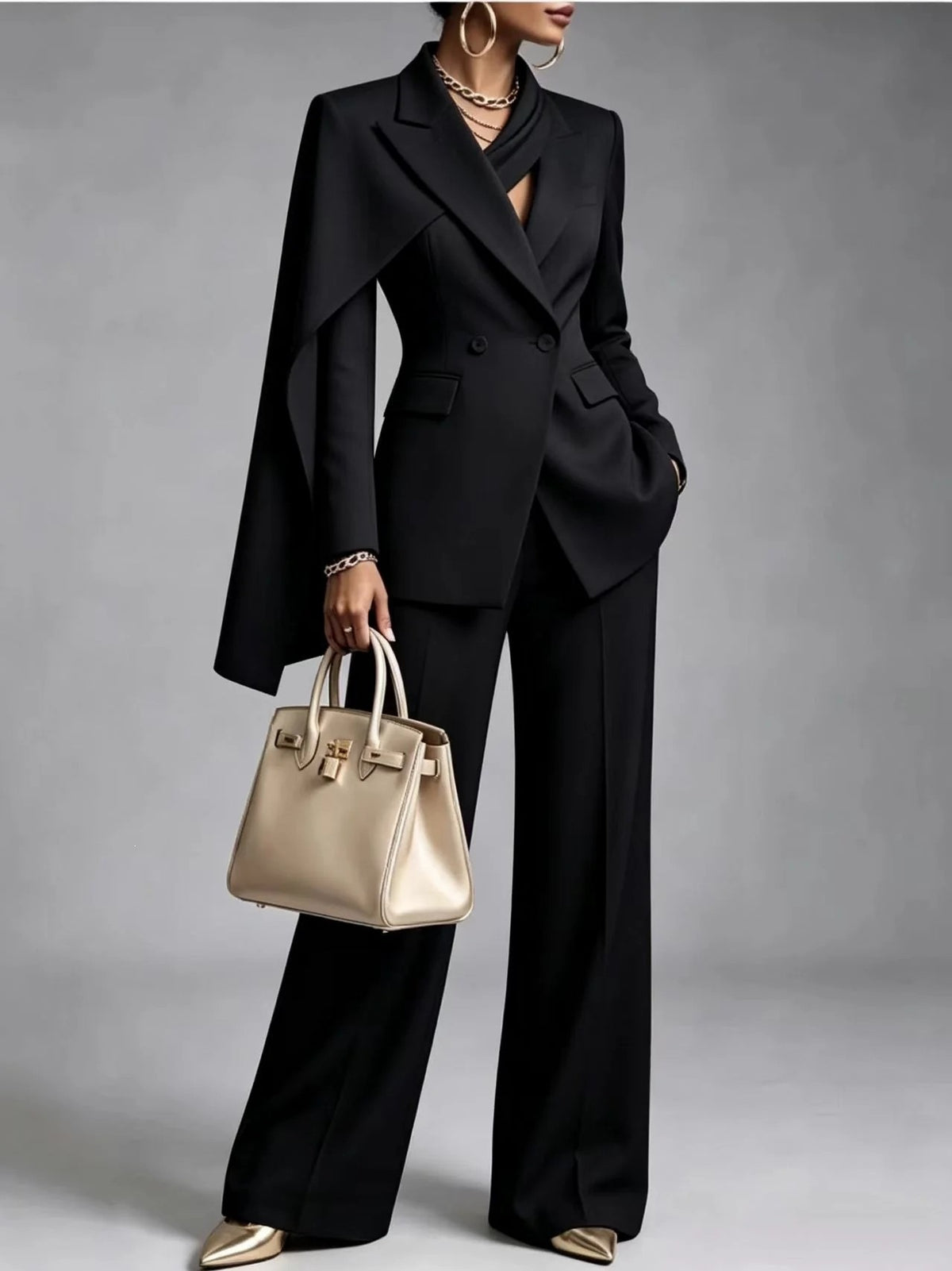 Two-Piece Pantsuit Pants
