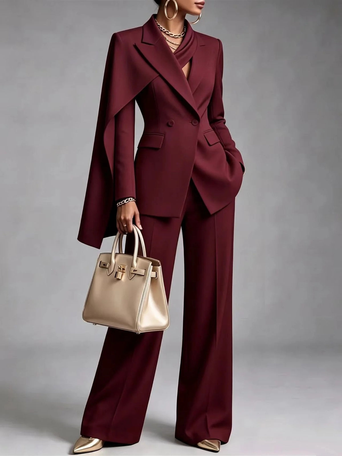Two-Piece Pantsuit Pants