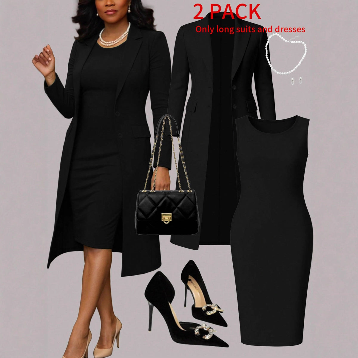 Women'S Suit Solid Color Set
