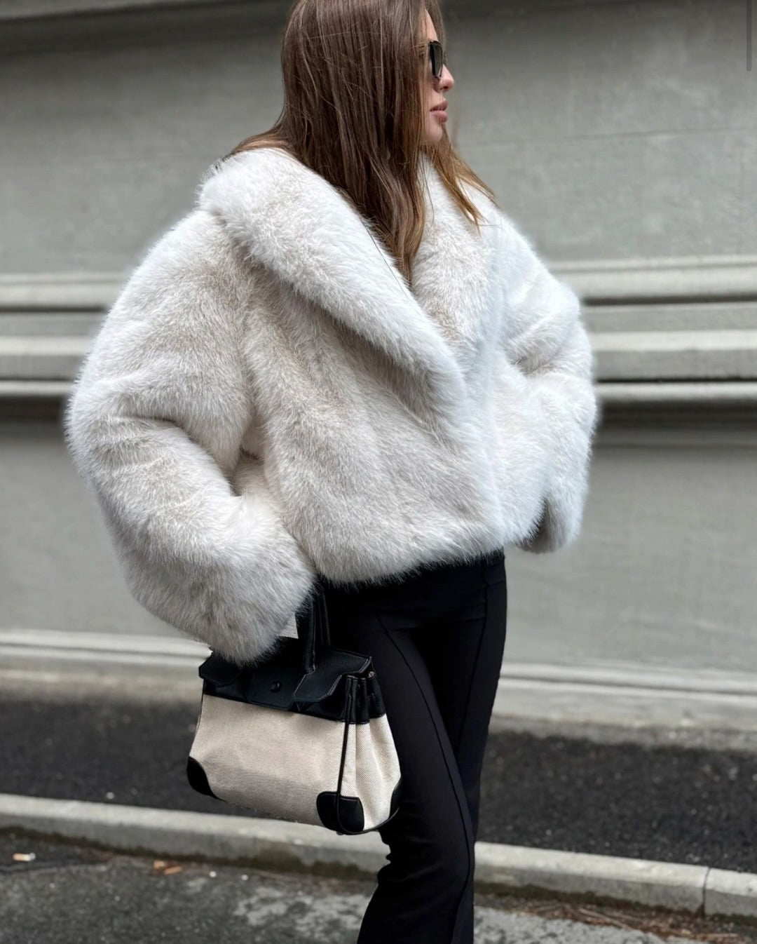 Women'S Short Plush Coat