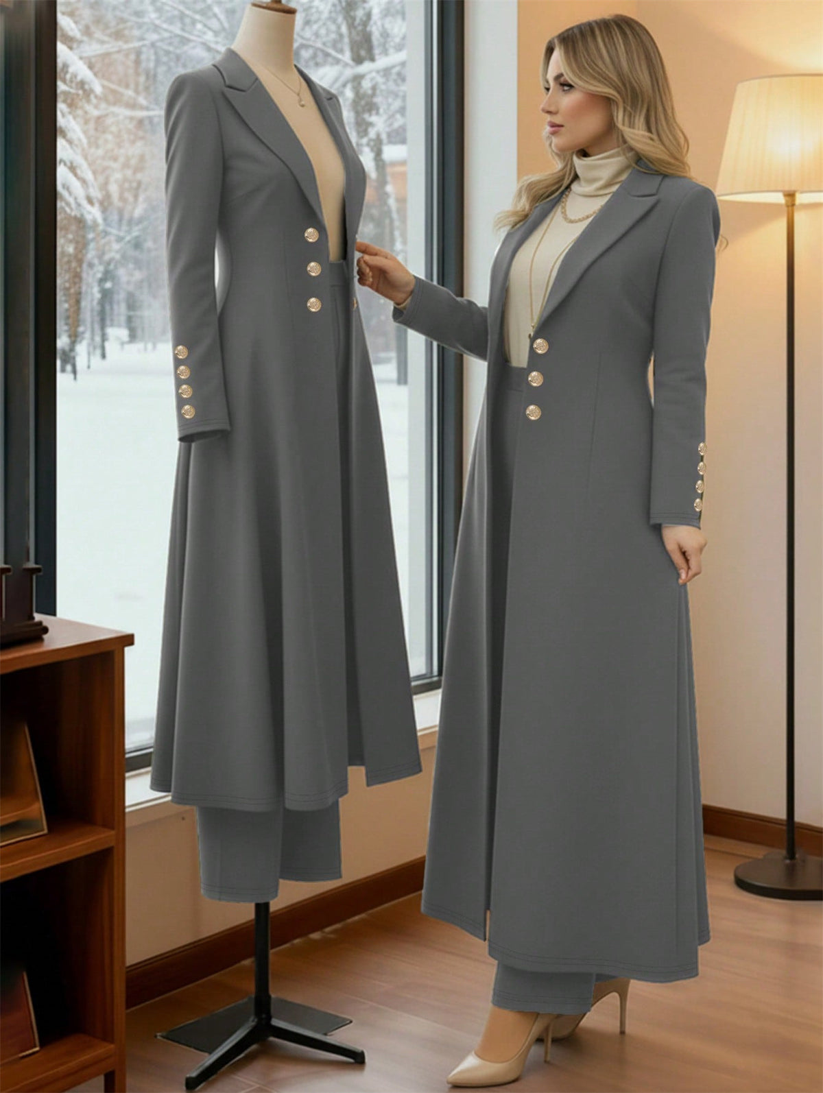 Vintage Coat Pants Set
