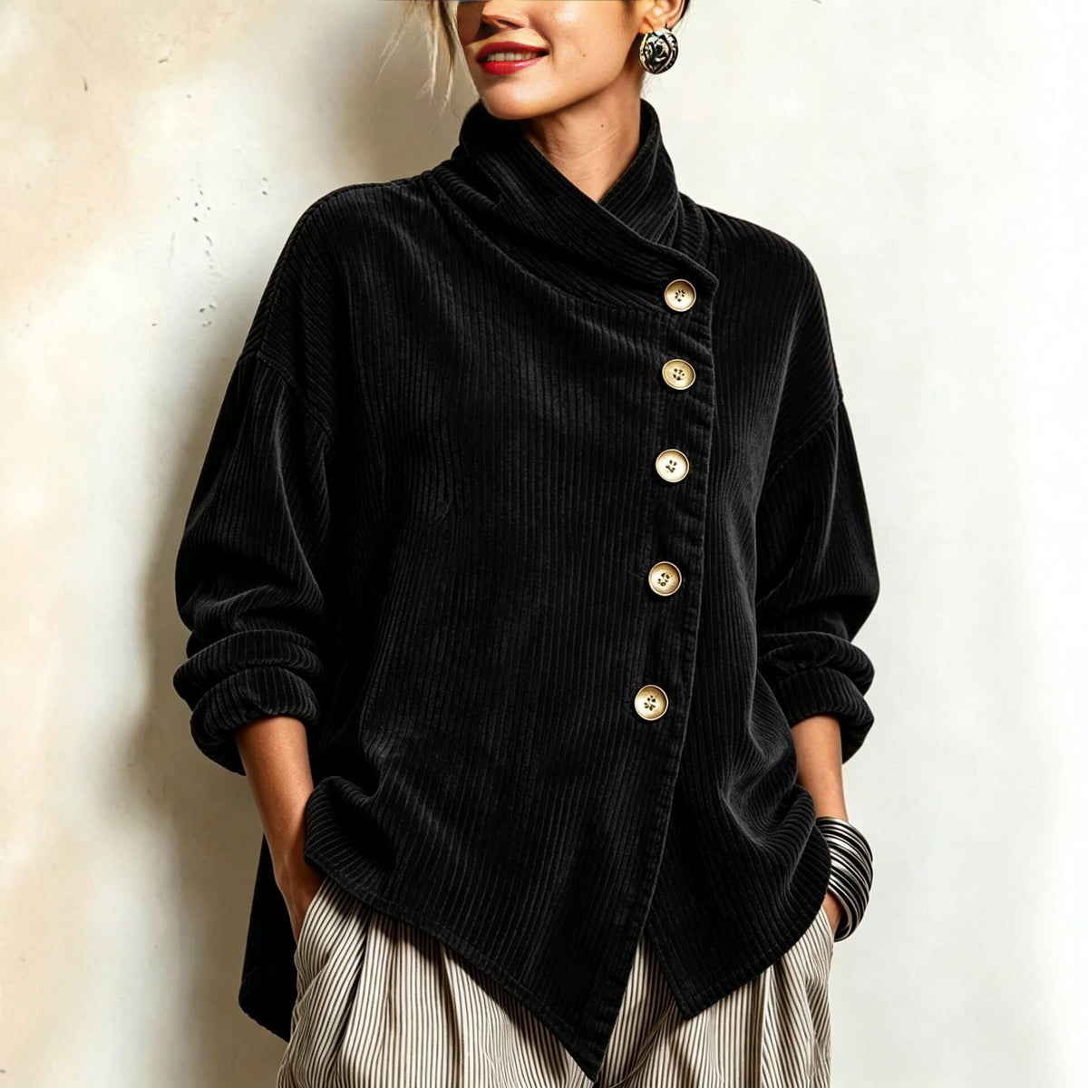 French Relaxed Retro Top