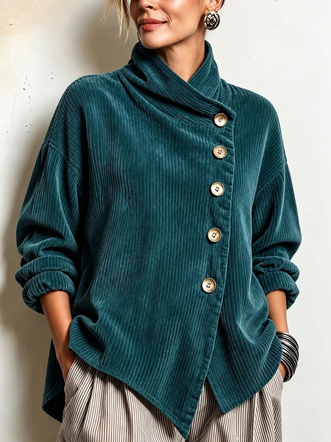 French Relaxed Retro Top