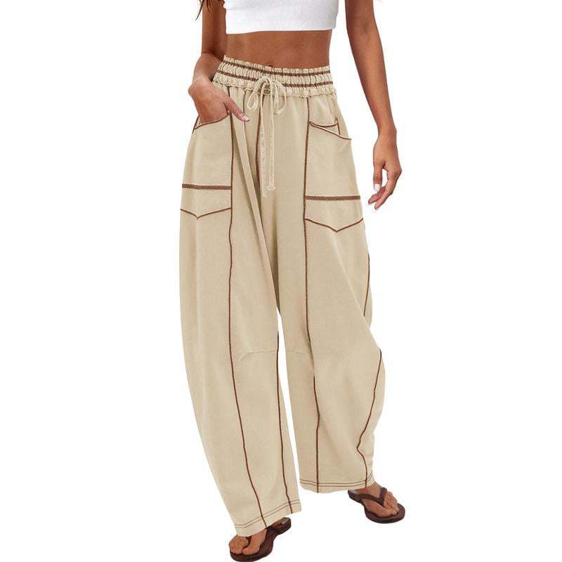 Fashion Drawstring Casual Pants