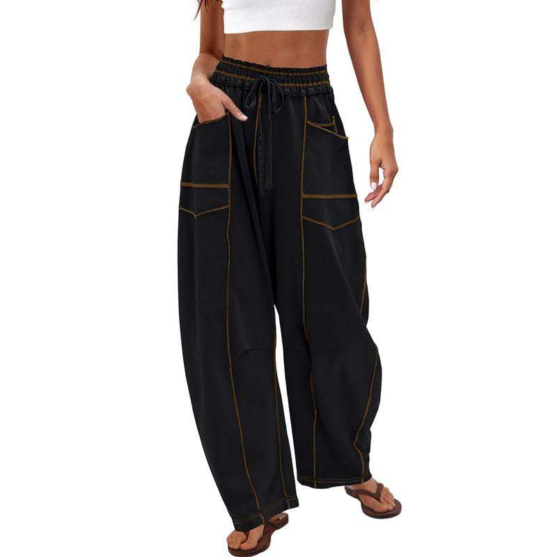 Fashion Drawstring Casual Pants