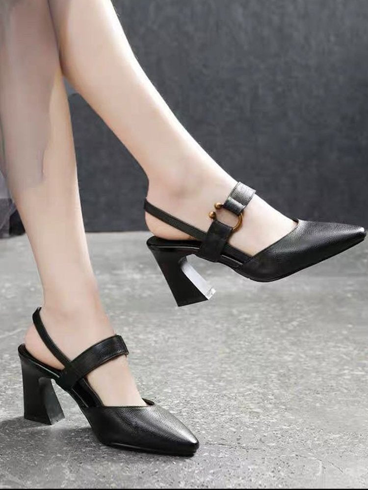 Women'S Casual Square-Toe Sandals