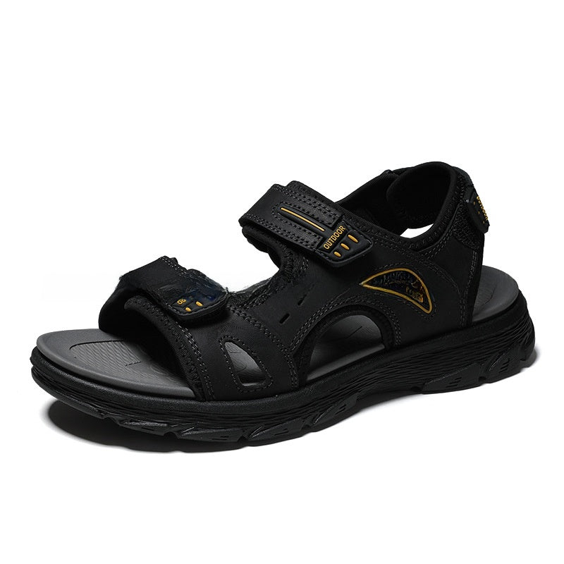 Summer Top-Layer Cowhide Sandals