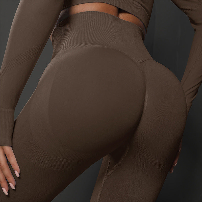 Peach Hip Yoga Trousers
