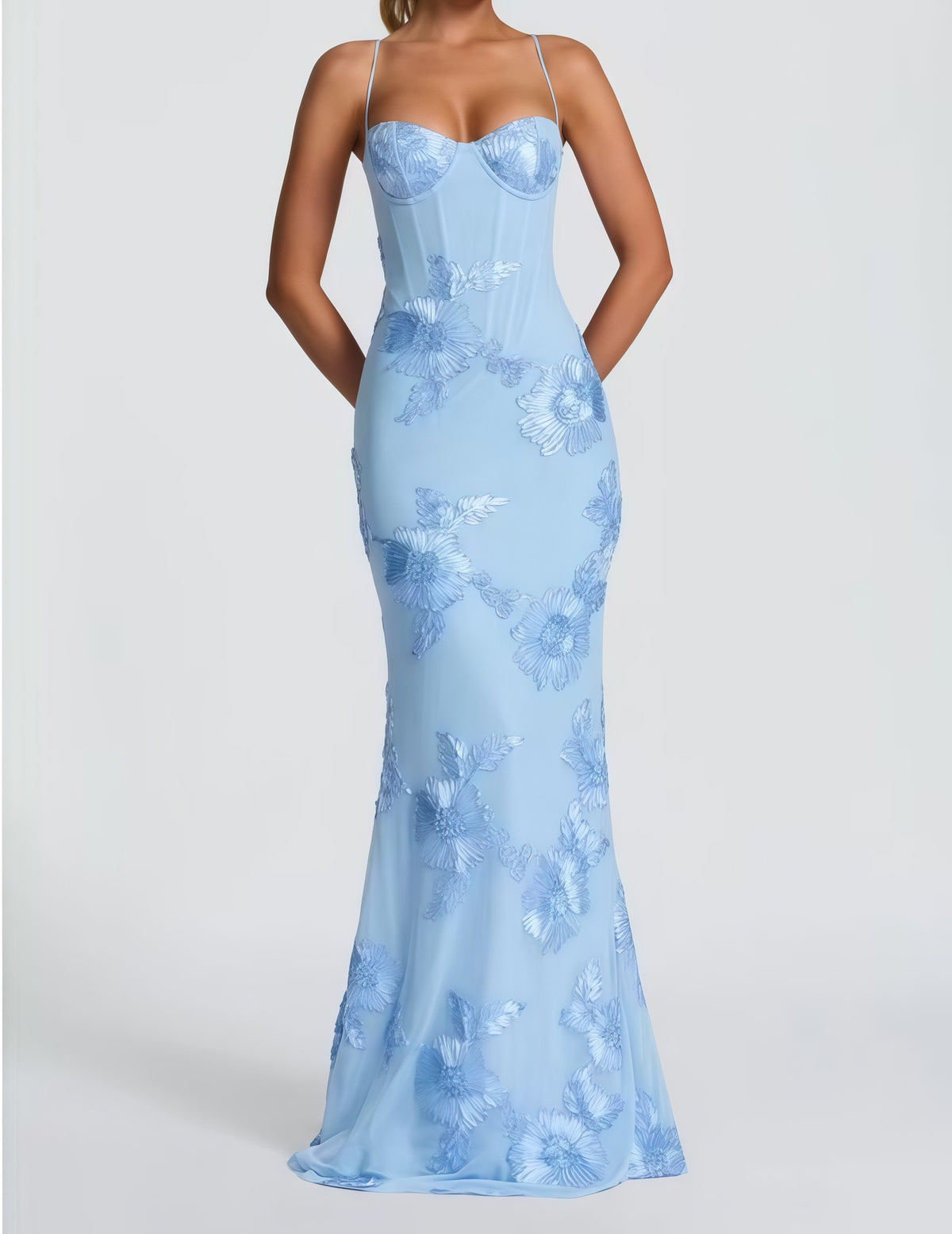 Stereo Embroidered Dress