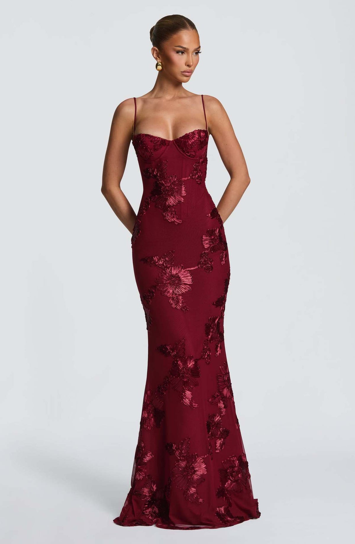 Stereo Embroidered Dress