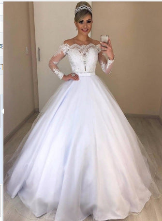 Lace Lace Dress Tutu Wedding Dress