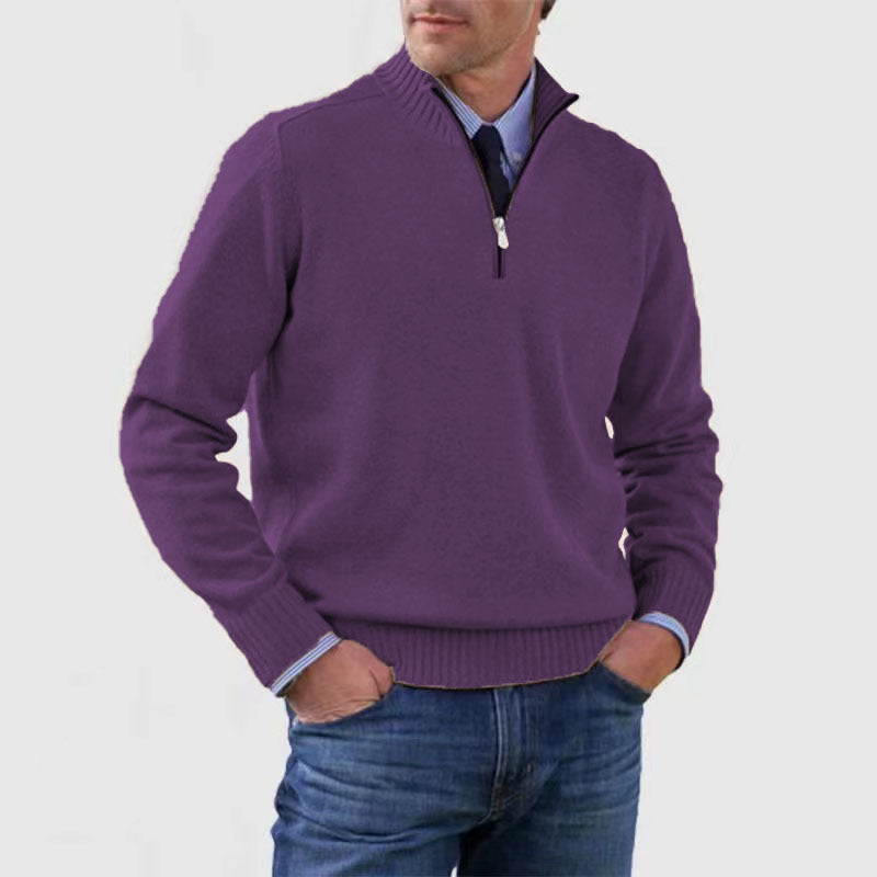 Men'S Zipper Sweater