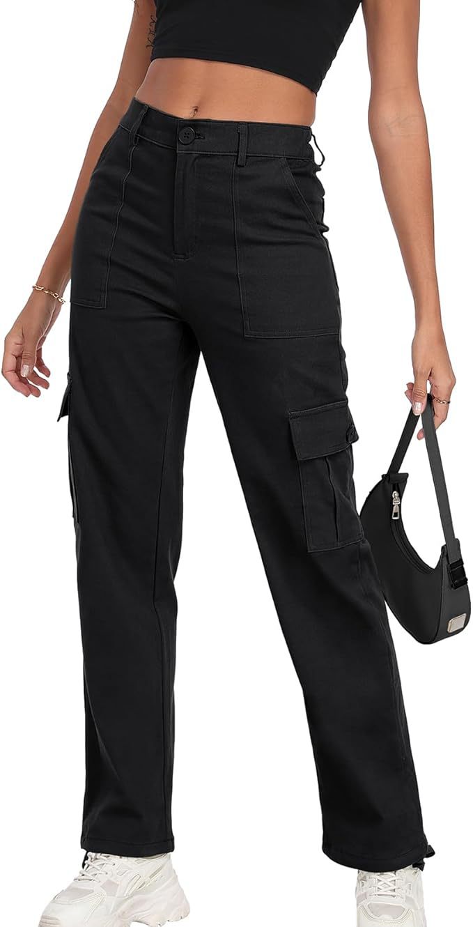 Straight Drawstring Casual Pants