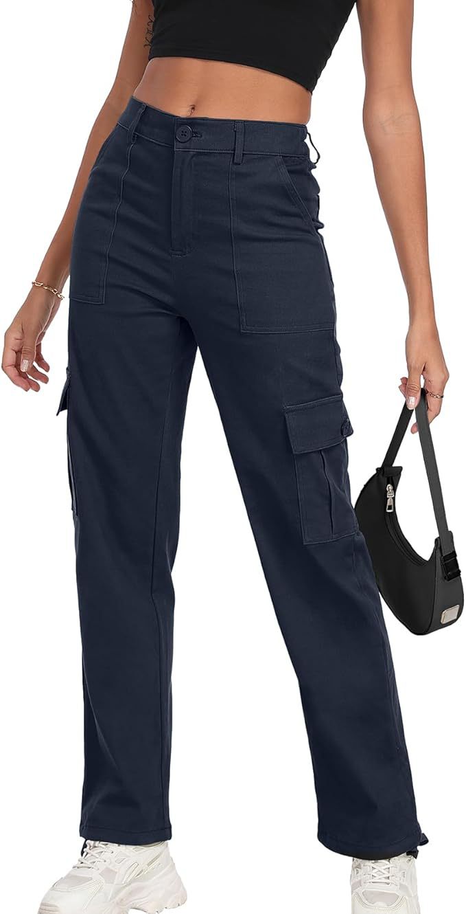 Straight Drawstring Casual Pants