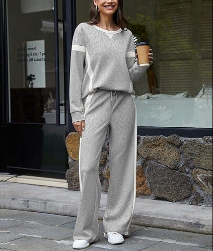 Sweat Wide Leg Pants Set