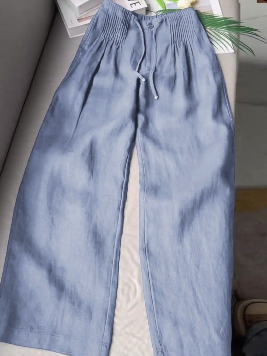 Women'S Casual Solid Color Straight Leg Pants