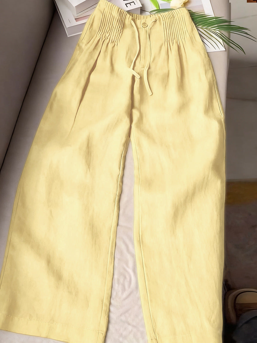 Women'S Casual Solid Color Straight Leg Pants