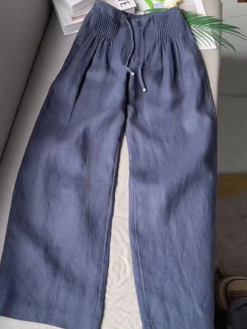 Women'S Casual Solid Color Straight Leg Pants
