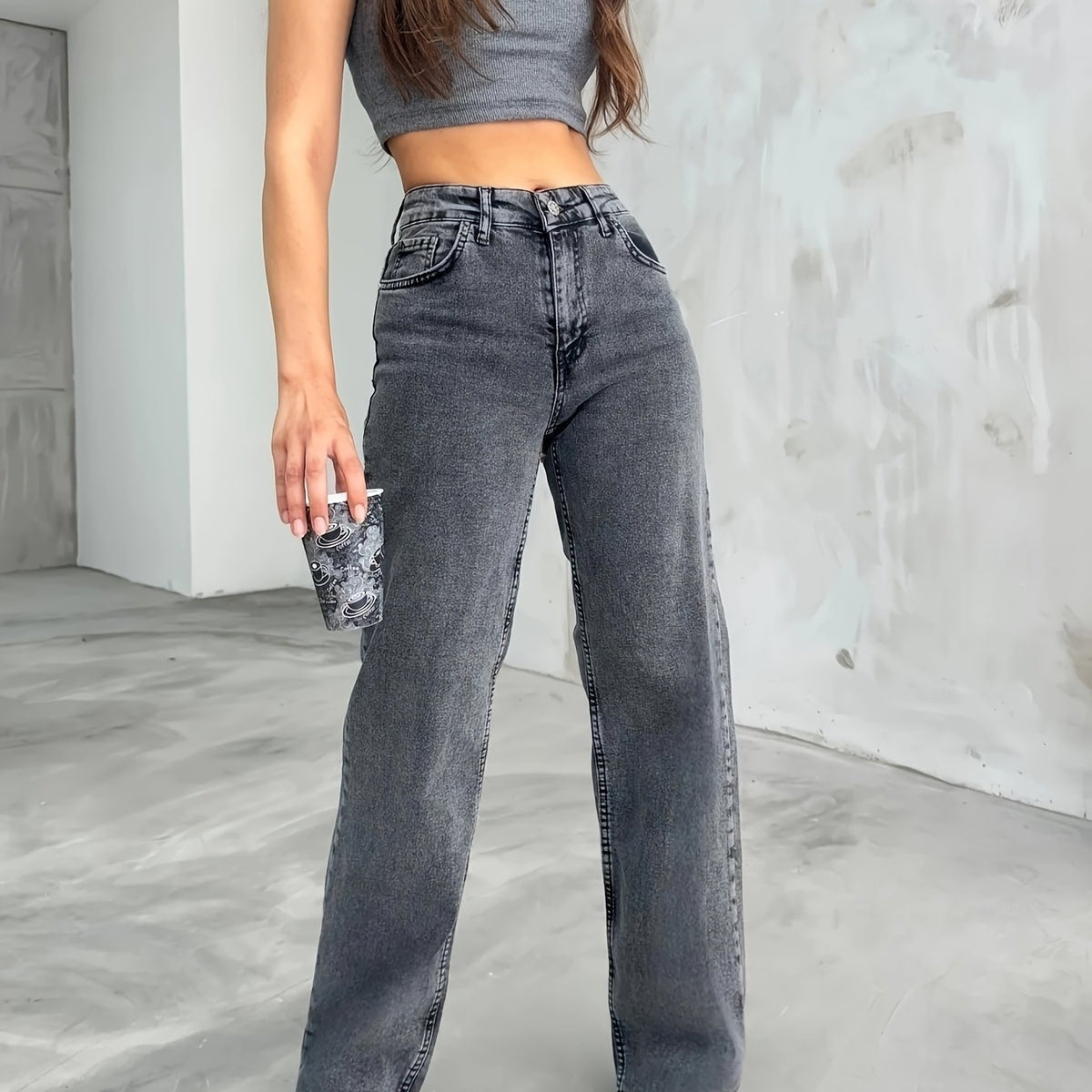 Vintage High-Waisted Jeans