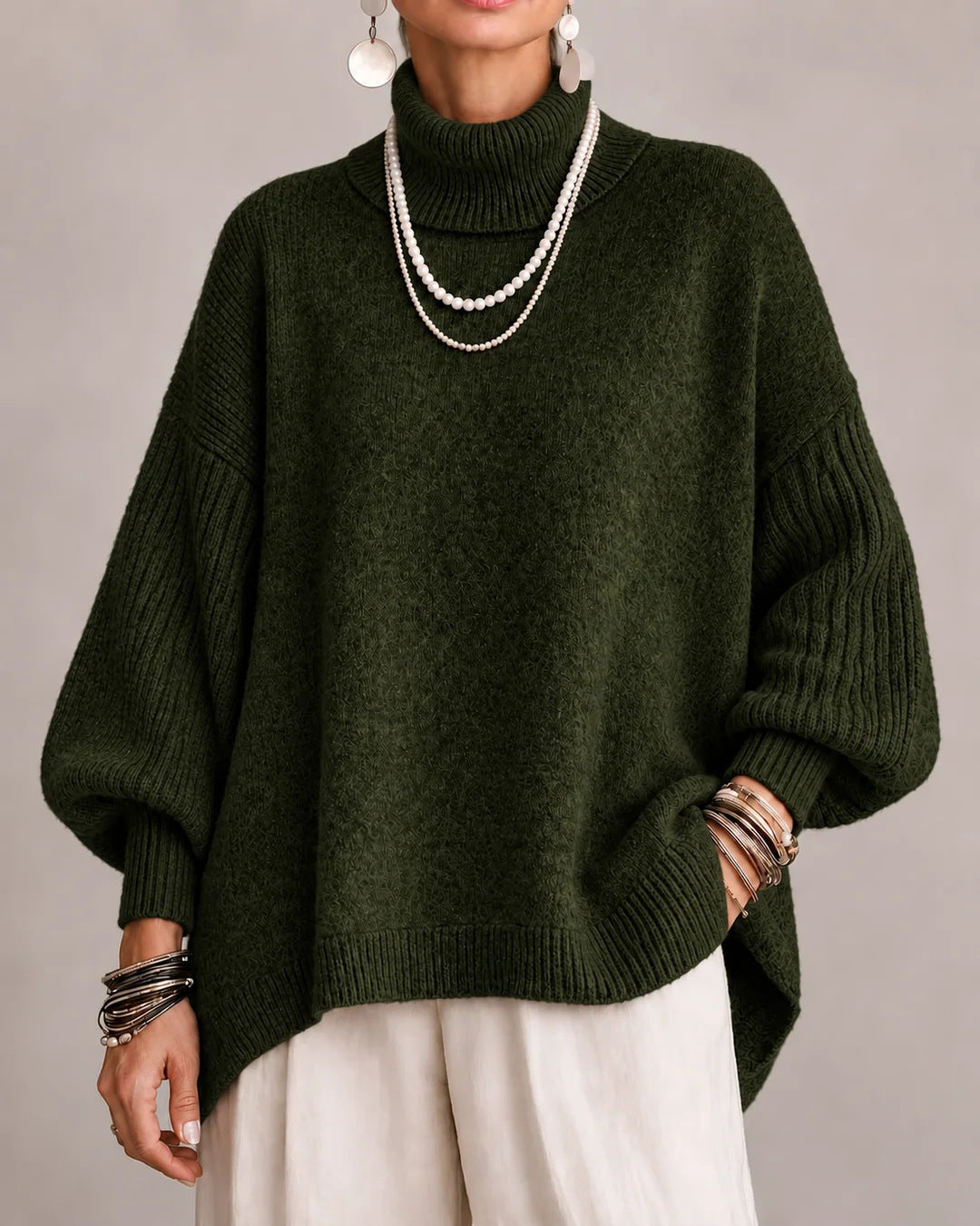 Soft Waxy Lazy Pullover