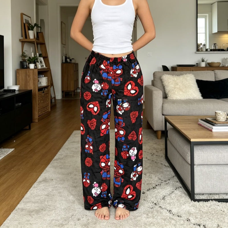 Cartoon Kt Cat Pajama Pants