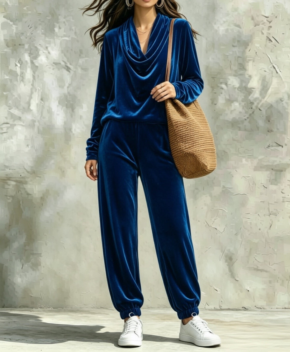 Long-Sleeve Top Pants Set