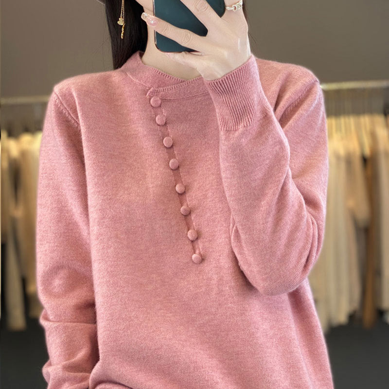 Women'S Solid Collar Top