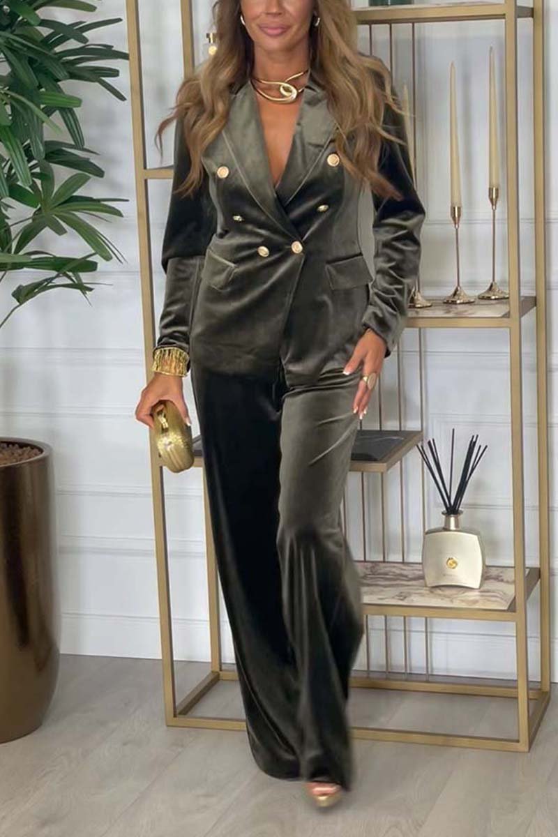 Double-Breasted Two-Piece Suit